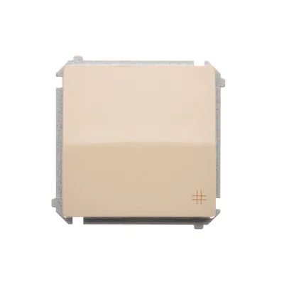 Connettore incrociato (modulo) 10A 250V, morsetti a vite, beige