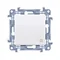 Connettore incrociato (modulo) 10AX 230V bianco