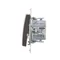 Connettore incrociato (modulo) 230V, marrone metallizzato opaco