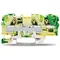 Connettore PE a 3 fili da 6 mm², giallo-verde 2006-1307