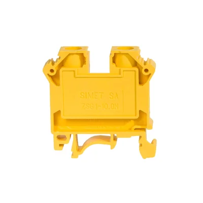 Connettore per binario filettato ZSG1-10.0Nz giallo