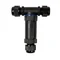 Connettore per cavi SPNT 325, (3x2,5) a T, IP68 nero