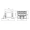 Connettore per guida filettata Al/Cu 87360 SIMBLOCK grigio