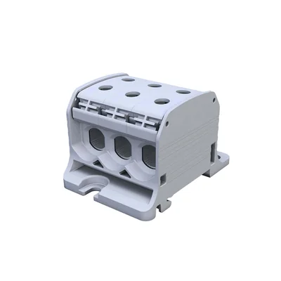 Connettore per guida filettata Al/Cu 87360 SIMBLOCK grigio
