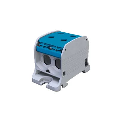 Connettore per guida filettata STB 50-2 Al/Cu 87320 SIMBLOCK blu