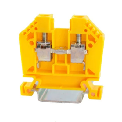 Connettore per guida filettata ZSG (ZUG) 10mm2 giallo