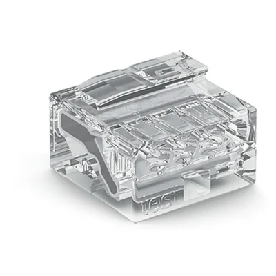 Connettore per installazione MIKRO 4x0,4 - 0,5mm² trasparente 100 pz.