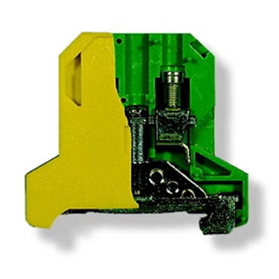 Connettore protettivo per guida filettata 4 mm2 TS 35 1 binario 50 pz.