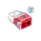 Connettore rapido SCP2 trasparente/rosso (confezione da 100 pezzi)