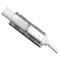 CONNETTORE TRASPARENTE CON FILO PER NEON LED (R) 10x10mm