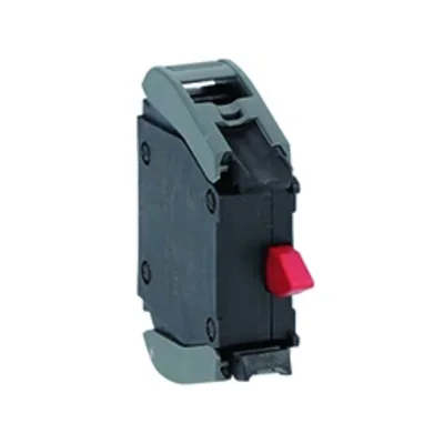 Contact LP9XC01 1NC pour gros boutons manuels et pédales LP9..