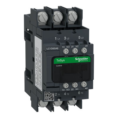 Contacteur de puissance TeSys D 65A 30kW 3P 1NO 1NC bobine 230VAC EVK bornes à vis