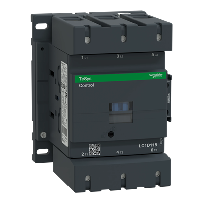 Contacteur de puissance TeSys D AC3 115A 3P 1NO 1NC bobine 110V 50HZ