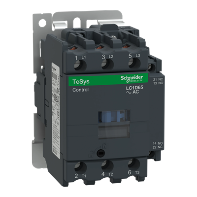 Contacteur de puissance TeSys D AC3 65A 3P 1NO 1NC bobine 48VAC