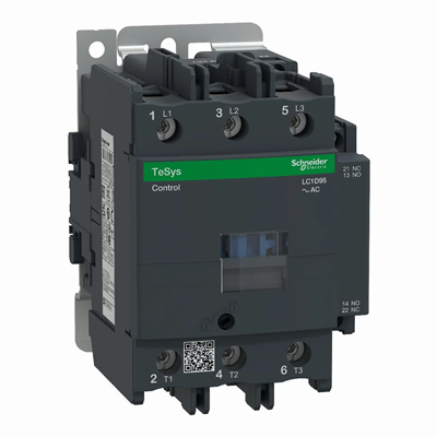 Contacteur de puissance TeSys D AC3 95A 3P 1NO 1NC Coil 110VAC Box Terminals