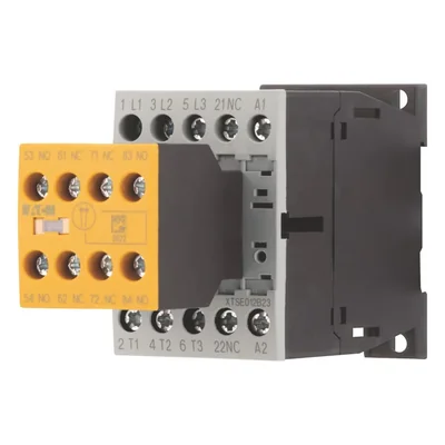 Contacteur de sécurité DILMS12-23 (230 V 50 Hz, 240 V 60 Hz) 12 A, 3P + 2Z + 3R, commande CA