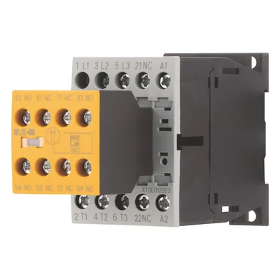 Contacteur de sécurité DILMS12-23 (230 V 50 Hz, 240 V 60 Hz) 12 A, 3P + 2Z + 3R, commande CA