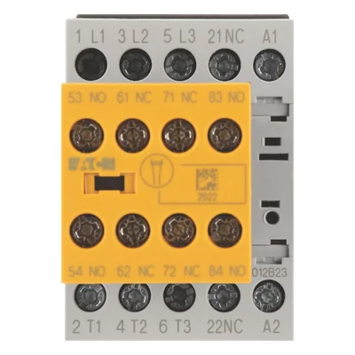 Contacteur de sécurité DILMS12-23 (230 V 50 Hz, 240 V 60 Hz) 12 A, 3P + 2Z + 3R, commande CA
