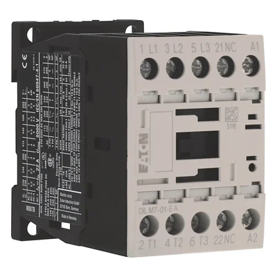 Contacteur DILM7-01-EA (230 V 50 Hz, 240 V 60 Hz), 3 kW/400 V, commande 230 V CA