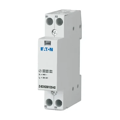 Contacteur d'installation Z-SCH230/1/25-02, largeur 1MU, 230 V CA, 2 NF