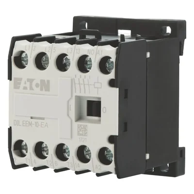 Contacteur miniature DILEEM-10-EA (230 V 50 Hz, 240 V 60 Hz), 3 kW/400 V, commande 230 V CA