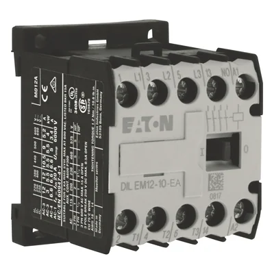 Contacteur miniature DILEM12-10-G-EA (24 V CC), 5,5 kW/400 V, commande 24 V CC