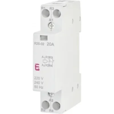 Contacteur modulaire 20A 2 contacts NF (1 mod. 2 pôles) R 20-02 230