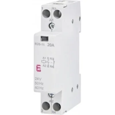 Contacteur modulaire R 20-11 24V 20A NO et NC (1 module 2 pôles)
