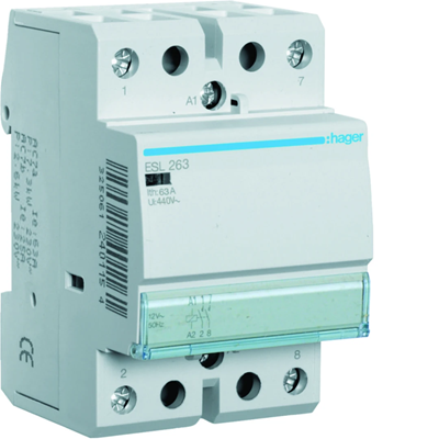 Contactor 12VAC 2NO 63A