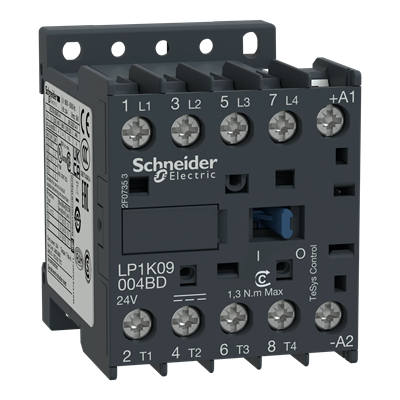 Contactor 4POLEK AC3-9A;24VDC DIA