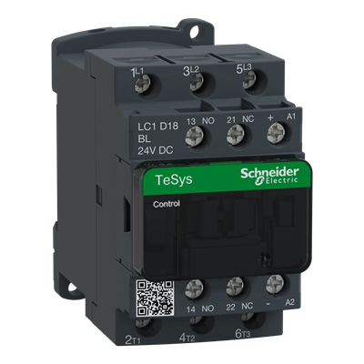 Contactor AC3-18A, 24V DC(L)