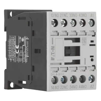 Contactor auxiliar DILA-31-EA (230V 50HZ, 240V 60HZ), 3 NA / 1 NC, control de 230 V CA