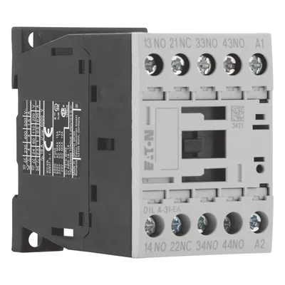 Contactor auxiliar DILA-31-EA (230V 50HZ, 240V 60HZ), 3 NA / 1 NC, control de 230 V CA