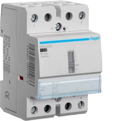 Contactor con control manual 12VAC 2NO 40A