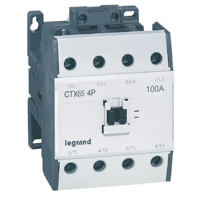 CONTACTOR CTX3 4P 100A AC1 230V AC