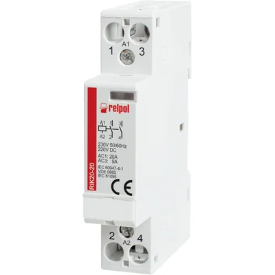Contactor de instalación RIK20-20-24 24 V CA/CC
