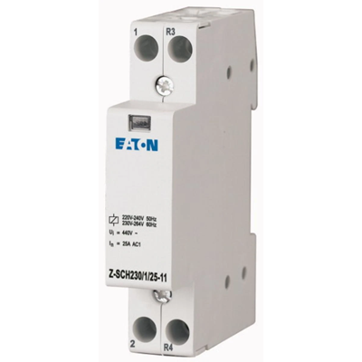 Contactor de instalación Z-SCH230/1/25-11 25A 1NO 1NC IP20 230VAC