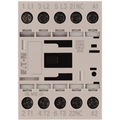 Contactor de potencia, 12A, 0Z 1R DILM12-01(110V50HZ,120V60HZ)