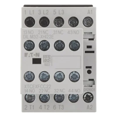 Contactor de potencia, 12A, 2Z 2R, DILM12-22(230V50HZ,240V60HZ)