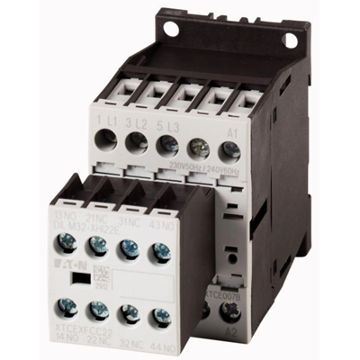 Contactor de potencia, 12A, 2Z 2R, DILM12-22(230V50HZ,240V60HZ)