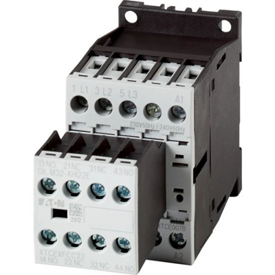 Contactor de potencia, 15.5A, 2Z 2R DILM15-22(230V50HZ,240V60HZ)