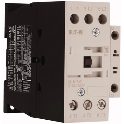 Contactor de potencia, 17A, 0Z 1R DILM17-01(230V50HZ,240V60HZ)