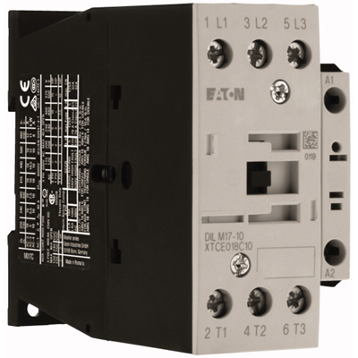 Contactor de potencia, 17A, 1Z 0R DILM17-10(110V50HZ,120V60HZ)