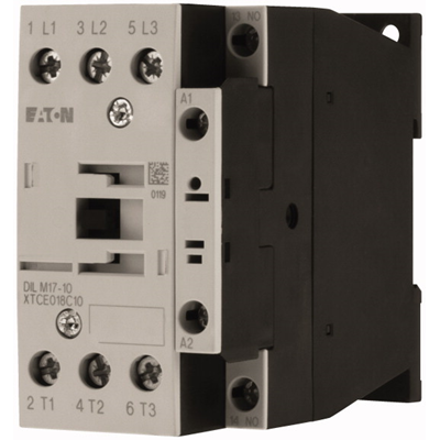 Contactor de potencia, 17A, 1Z 0R DILM17-10(110V50HZ,120V60HZ)