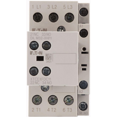 Contactor de potencia, 17A, 2Z 1R DILM17-21(230V50HZ,240V60HZ)