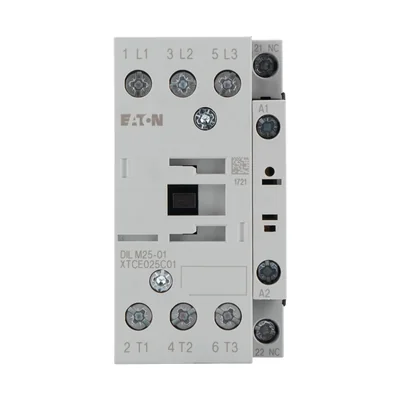 Contactor de potencia, 25A, 0Z 1R, DILM25-01(RDC24)
