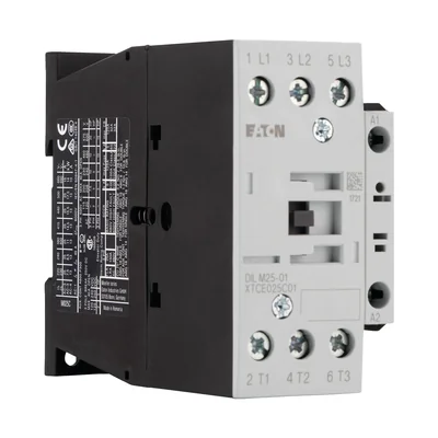 Contactor de potencia, 25A, 0Z 1R DILM25-01(RDC60)
