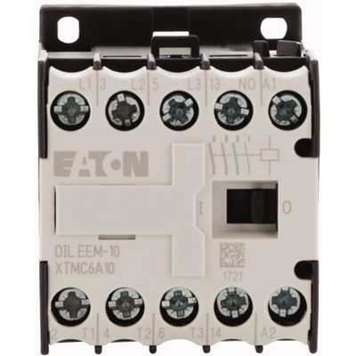 Contactor de potencia, 6,6 A, 1Z, DILEEM-10-G (24 VCC)