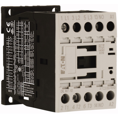 Contactor de potencia, 7A, 1Z 0R DILM7-10(110V50HZ,120V60HZ)