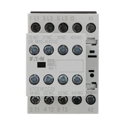 Contactor de potencia, 9A, 2Z 1R DILM9-22(24 VCC)